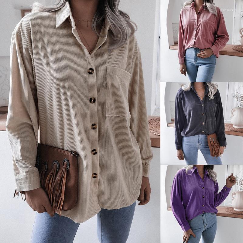Women' Blouses Loose T-shirts Women Jumpers Long Sleeve V-neck Solid Corduroy Blouse Tops Woman Pullover Female Sexy Cloth Undershit AC1644
Women' Blouses Loose T-shirts Women Jumpers Long Sleeve V-neck Solid Corduroy Blouse Tops Woman Pullover Female Sexy Cloth Undershit AC1644