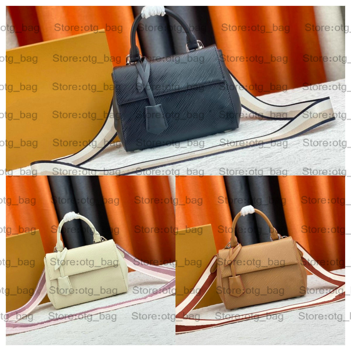 Cluny BB Bag EPI Women Luxurys Designers Bags Colorful Leather Strap Business Shopping Bag Monograms Designer Handbags M58925 M58928 M58931, Customize
Cluny BB Bag EPI Women Luxurys Designers Bags Colorful Leather Strap Business Shopping Bag Monograms Designer Handbags M58925 M58928 M58931, Customize