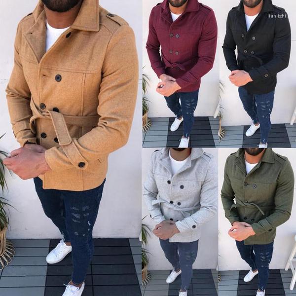 Men' Wool 2022 Winter Jacket Men' Coat Belt Long Sleeve Woolen Lapel Overcoat Cardigan Plus Size, Khaki
Men' Wool 2022 Winter Jacket Men' Coat Belt Long Sleeve Woolen Lapel Overcoat Cardigan Plus Size, Khaki
