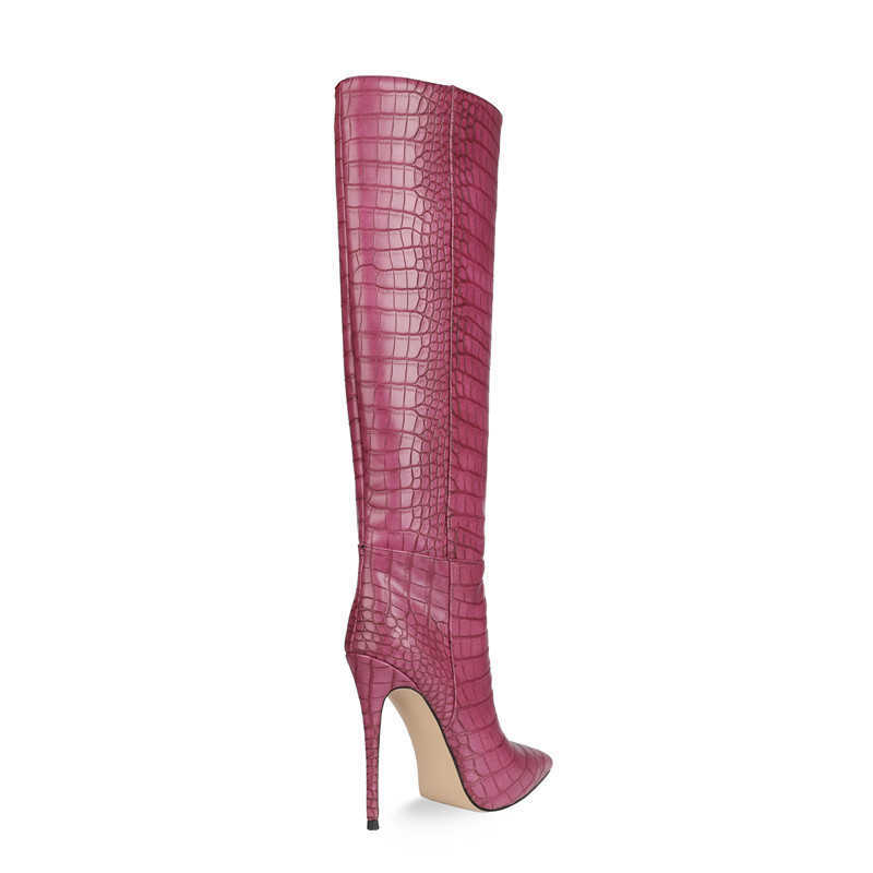 Boots Mstapchi Custom Colors Be Women High Heel Solid Color Crocodile Pattern Fine Rubber Sole Mrs Shoes Botas Mujer 220901, Green
Boots Mstapchi Custom Colors Be Women High Heel Solid Color Crocodile Pattern Fine Rubber Sole Mrs Shoes Botas Mujer 220901, Green