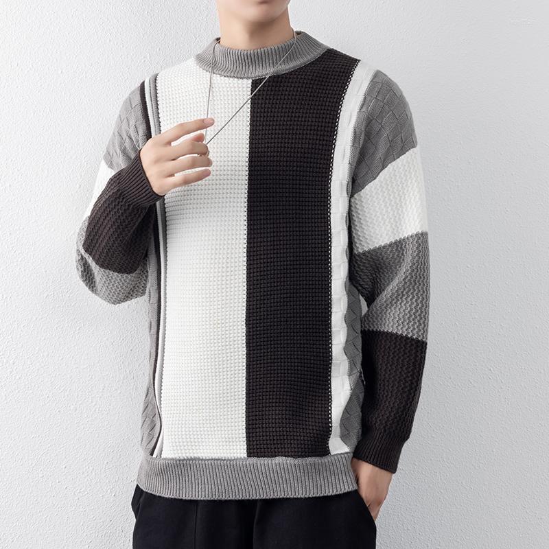 Men's Sweaters Pull Homme Korea Style Fashion Knitted Sweater Mens Fall Winter Thick Warm High End Pullovers Men Soft Casual, Blue cc8255
Men's Sweaters Pull Homme Korea Style Fashion Knitted Sweater Mens Fall Winter Thick Warm High End Pullovers Men Soft Casual, Blue cc8255