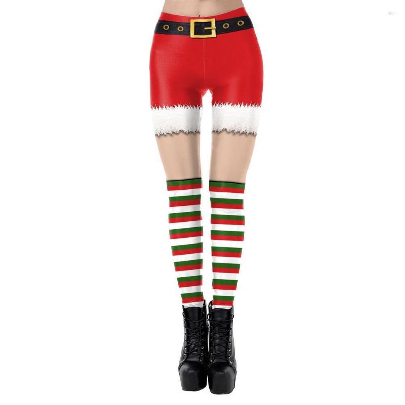 Women's Leggings Green And White Striped Tights Ugly Christmas Women Funny Printing Santa Elastic Slimming
Women's Leggings Green And White Striped Tights Ugly Christmas Women Funny Printing Santa Elastic Slimming