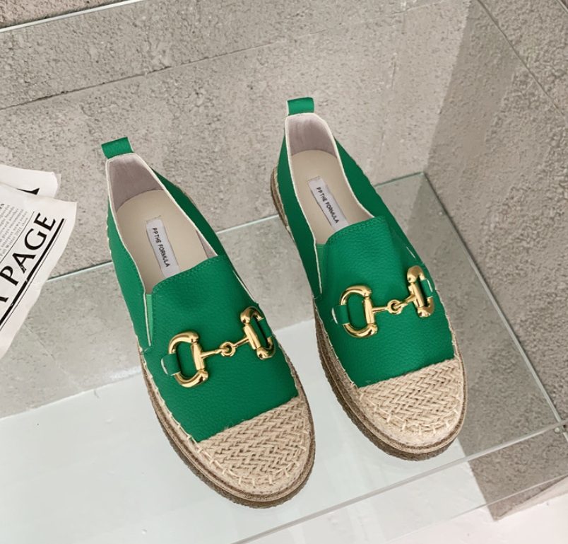 Fisherman Shoes Female 2023 New Soft Bottom Color Matching Straw Loafers Fashion Flat Womens Shoes Round Toe Casual Shoes Flats
Fisherman Shoes Female 2023 New Soft Bottom Color Matching Straw Loafers Fashion Flat Womens Shoes Round Toe Casual Shoes Flats