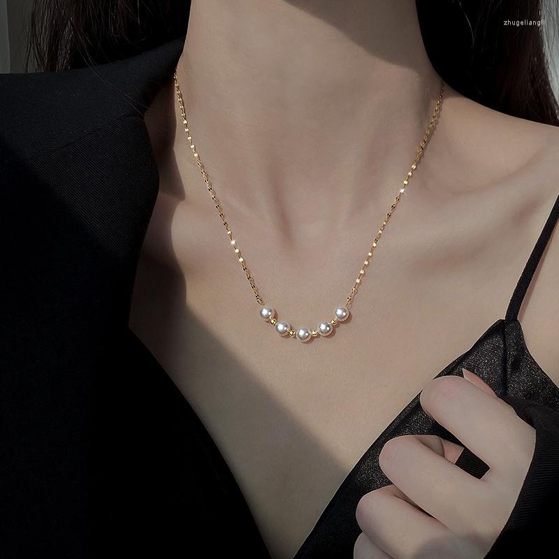 Choker Luxury Elegant Women Pearl Beads Pendant Necklace Korean Chic Clavicle Chain Jewelry
Choker Luxury Elegant Women Pearl Beads Pendant Necklace Korean Chic Clavicle Chain Jewelry