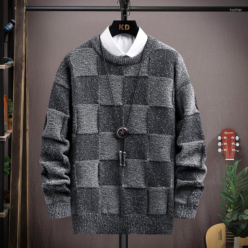 Men's Sweaters 2022 Fall Winter Hip Hop Plaid Cashmere Sweater Men's Fashion Handsome Soft Warm Knitted Pullovers Mens Streetwear, Green a2282
Men's Sweaters 2022 Fall Winter Hip Hop Plaid Cashmere Sweater Men's Fashion Handsome Soft Warm Knitted Pullovers Mens Streetwear, Green a2282