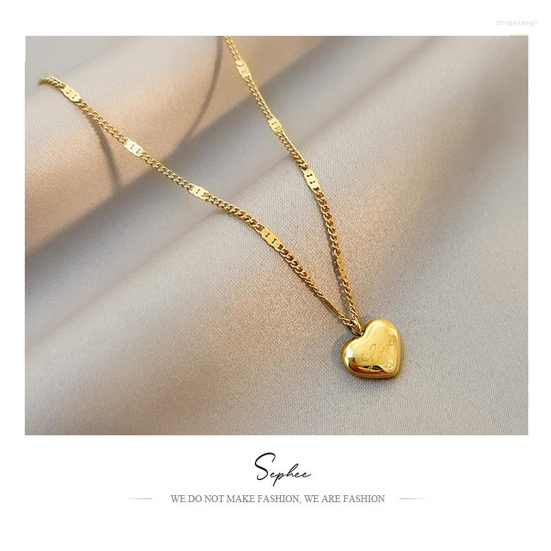 Choker Lovely Love Necklace 2022 Female Summer Clavicle Chain Simple Light Luxury Neck Peach Heart Titanium Steel Jewelry
Choker Lovely Love Necklace 2022 Female Summer Clavicle Chain Simple Light Luxury Neck Peach Heart Titanium Steel Jewelry