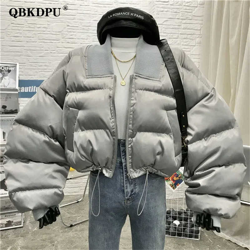 Women's Down Parkas Winter Warm Thick Cropped Baseball Jacket Women Streetwear y2k Bomber Puffer Cotton Padded Coat Korean Zipper Bubble Outerwear T221011, Black
Women's Down Parkas Winter Warm Thick Cropped Baseball Jacket Women Streetwear y2k Bomber Puffer Cotton Padded Coat Korean Zipper Bubble Outerwear T221011, Black