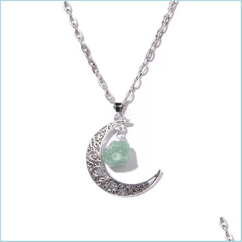 Pendant Necklaces Natural Crystal Rough Stone Pendant Necklace Design Versatile Hollow Moon Necklaces Women Gift Drop Delivery 2022 J Dhv3T
Pendant Necklaces Natural Crystal Rough Stone Pendant Necklace Design Versatile Hollow Moon Necklaces Women Gift Drop Delivery 2022 J Dhv3T