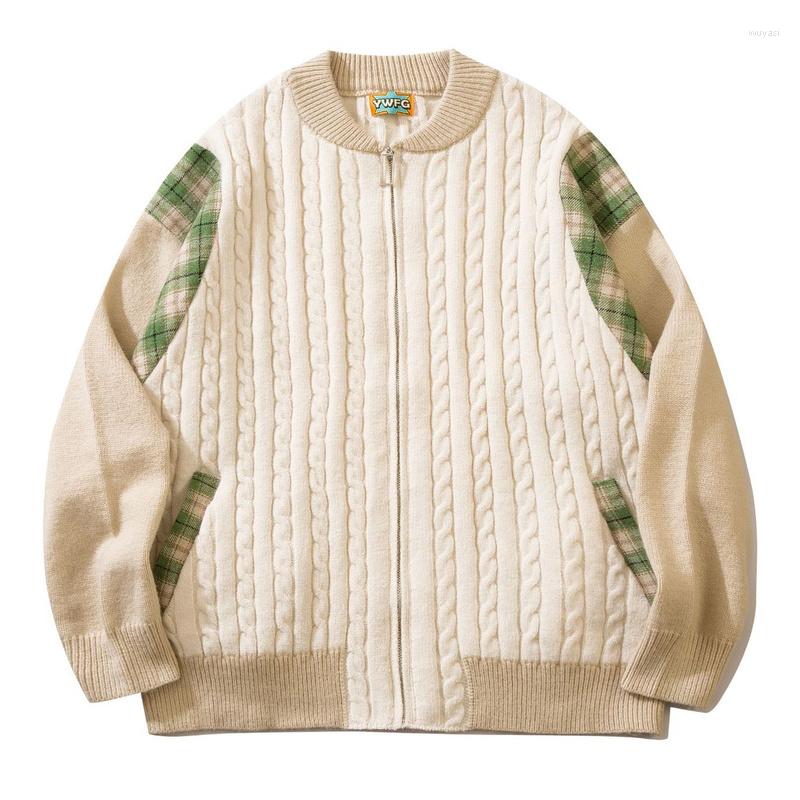 Men's Sweaters Patchwork Wool Cardigan Sweater Simple Knitted Men's And Women's Autumn Winter Zipper Casual Jacket With Pocket, Ks001khaki
Men's Sweaters Patchwork Wool Cardigan Sweater Simple Knitted Men's And Women's Autumn Winter Zipper Casual Jacket With Pocket, Ks001khaki