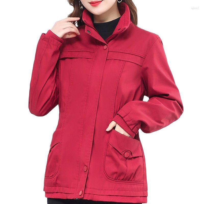 Women's Trench Coats 6XL Women's Jacket Spring Fall Casual Zipper Basic Coat Middle Aged Mother Cotton Female Stand Collar Tops, Army green
Women's Trench Coats 6XL Women's Jacket Spring Fall Casual Zipper Basic Coat Middle Aged Mother Cotton Female Stand Collar Tops, Army green