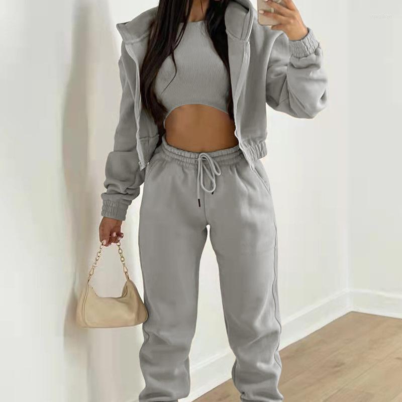 Women' Two Piece Pants Fashion Casual Solid 3pc Hooded Set Zipper Coats Tank Drawstring Long Pant Suit Autumn Winter Sleeve Tracksuits, 02 orange
Women' Two Piece Pants Fashion Casual Solid 3pc Hooded Set Zipper Coats Tank Drawstring Long Pant Suit Autumn Winter Sleeve Tracksuits, 02 orange