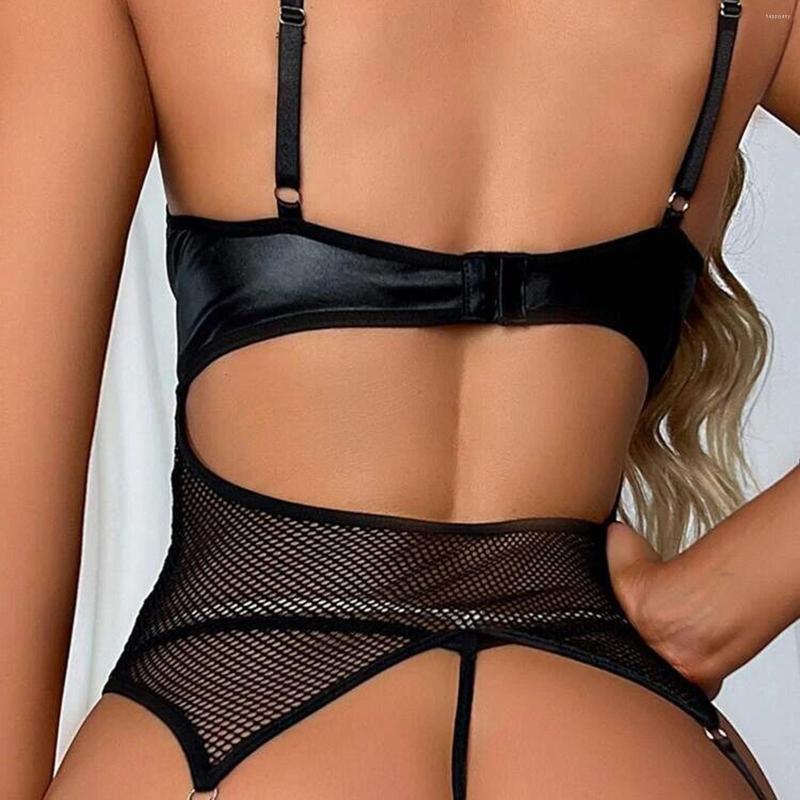 Women' Sleepwear Lingerie Dress For Women Fashion PU Leather With Panties Set Sexy Cosplay Costumes, Black
Women' Sleepwear Lingerie Dress For Women Fashion PU Leather With Panties Set Sexy Cosplay Costumes, Black