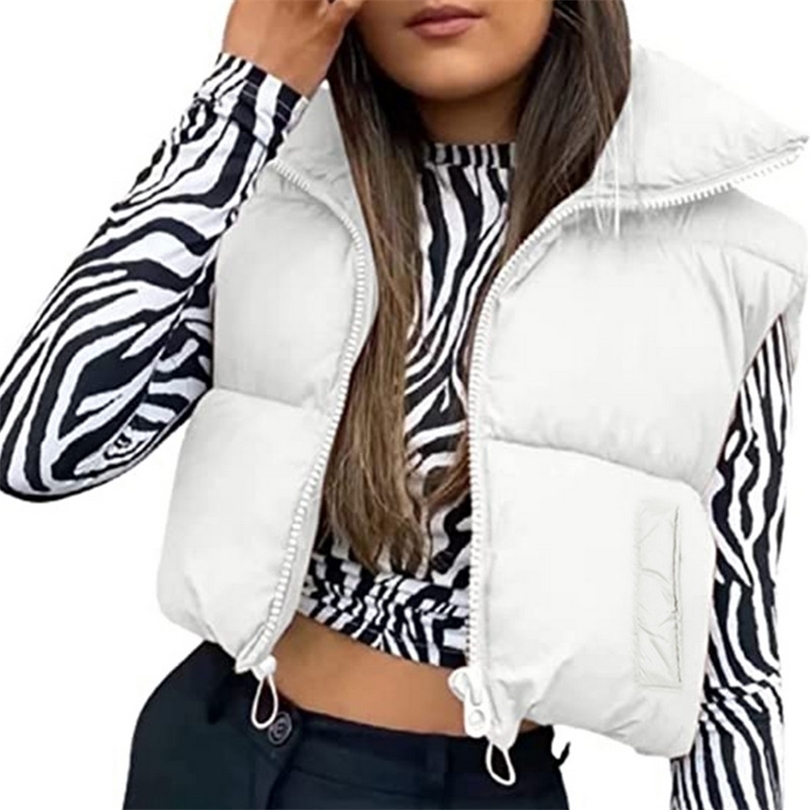 Womens Vests Women Autumn Winter Vest Coats Warm Crop Waistcoat Harajuku Vintage Clothes Sleeveless Double Sided Lightweight Puffer Vest 221010
Womens Vests Women Autumn Winter Vest Coats Warm Crop Waistcoat Harajuku Vintage Clothes Sleeveless Double Sided Lightweight Puffer Vest 221010