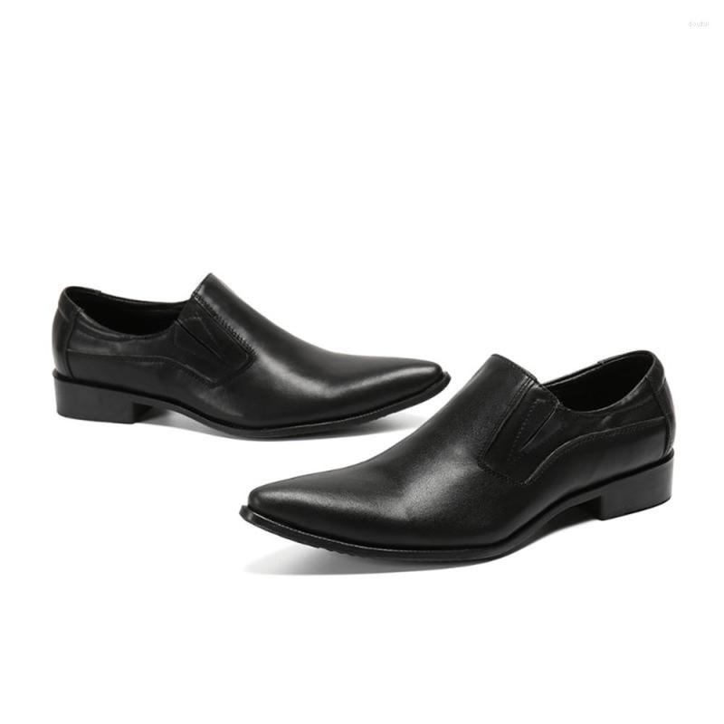 Dress Shoes Men Formal Genuine Leather Wedding Loafer Oxford Pointed Toe Black Classic Office
Dress Shoes Men Formal Genuine Leather Wedding Loafer Oxford Pointed Toe Black Classic Office