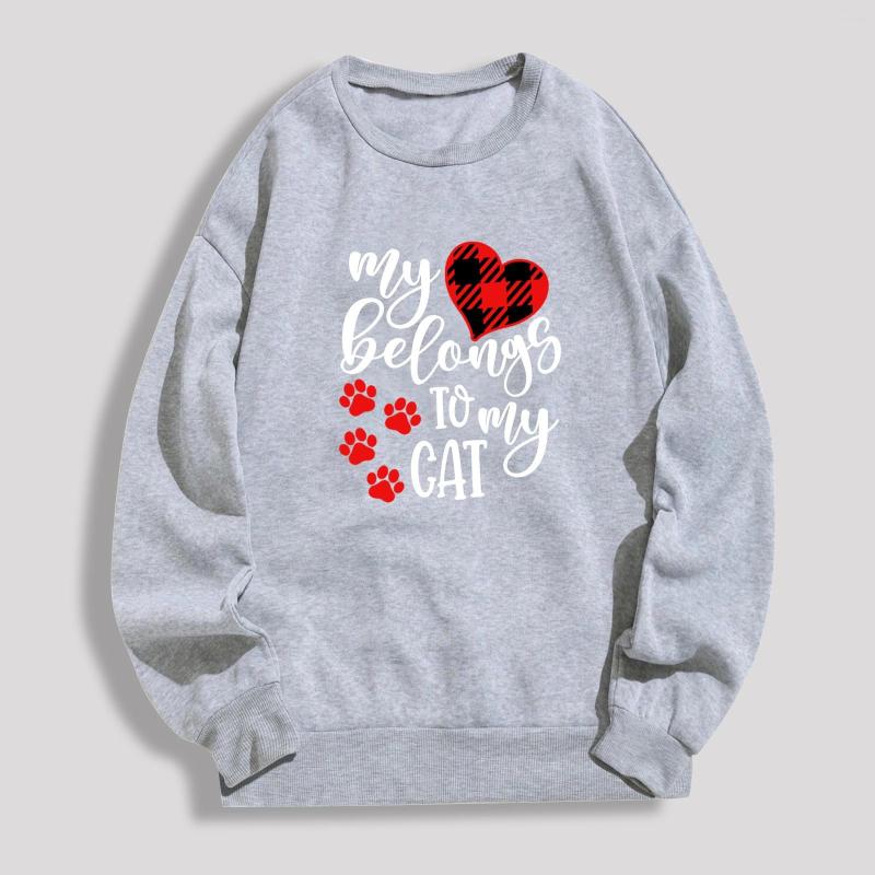 Women' Hoodies Valentine' Day Print Loose Hoodie Women Harajuku Crewneck Thin Autumn Sweatshirt Oversize Pullover Sudaderas Polerones De, Gy
Women' Hoodies Valentine' Day Print Loose Hoodie Women Harajuku Crewneck Thin Autumn Sweatshirt Oversize Pullover Sudaderas Polerones De, Gy