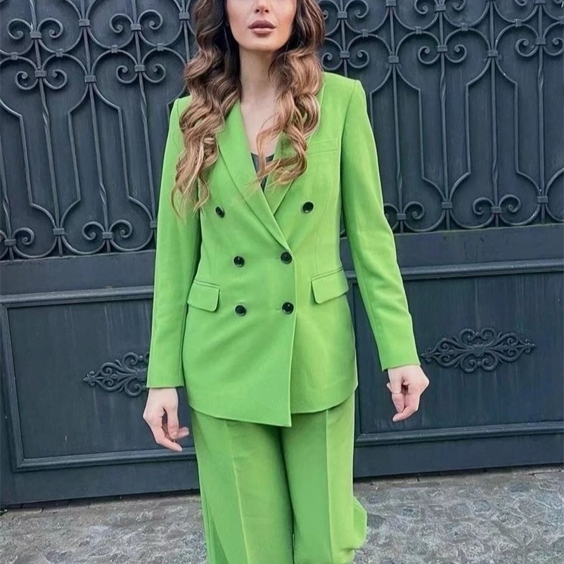 Women's Two Piece Pants Women's Fashion Double Breasted Slim Fit Solid Color Blazer Retro Leisure Female Chic JacketMid Waist Pants Suit 221010, As shown
Women's Two Piece Pants Women's Fashion Double Breasted Slim Fit Solid Color Blazer Retro Leisure Female Chic JacketMid Waist Pants Suit 221010, As shown