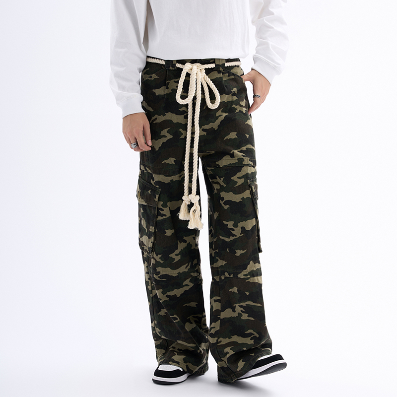 High Street Sashes Pockets Patchwork Camouflage Cargo Pants for Men Straight Casual Loose Hip Hop Unisex Trousers Baggy Overalls
High Street Sashes Pockets Patchwork Camouflage Cargo Pants for Men Straight Casual Loose Hip Hop Unisex Trousers Baggy Overalls