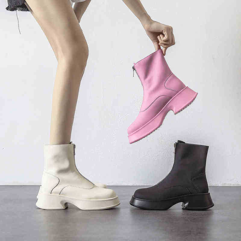 Women Boots Front Zipper Short 's Shoes 2022 Autumn New Single Net Red Thin High Thick Soled British Martin 07091011, White
Women Boots Front Zipper Short 's Shoes 2022 Autumn New Single Net Red Thin High Thick Soled British Martin 07091011, White