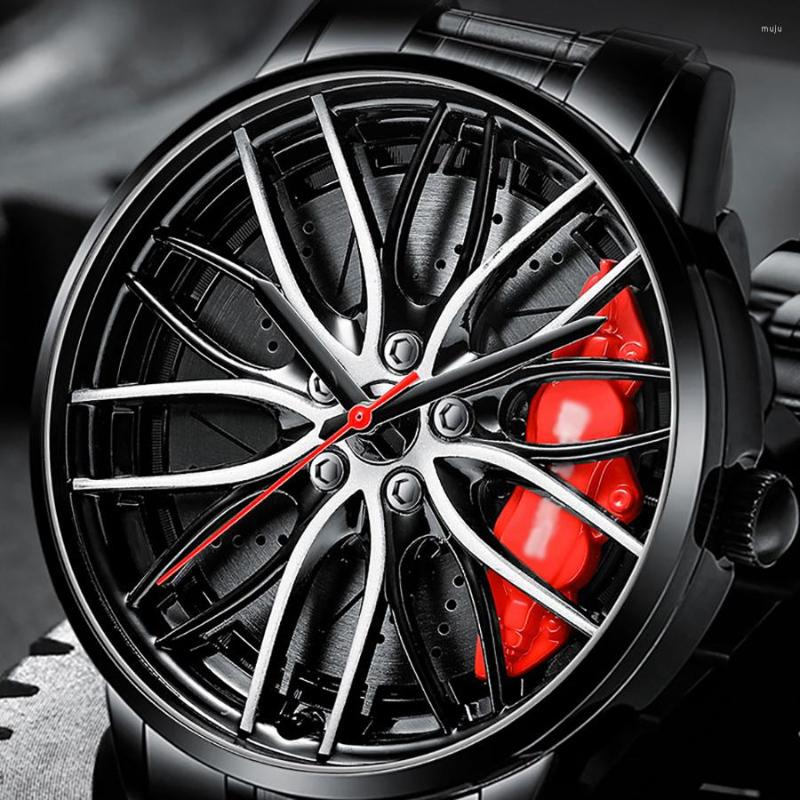 Wristwatches Men's Watches Waterproof Wheel Watch Car Rim Quartz Sports For Men Clock Mens Spinning
Wristwatches Men's Watches Waterproof Wheel Watch Car Rim Quartz Sports For Men Clock Mens Spinning