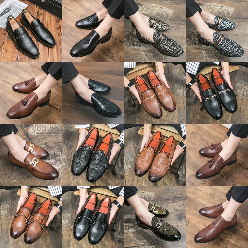 Luxury brogue oxford shoes pointed toe leather shoes embroidered rhinestone tassel metal buckle vegan high end men's fashion formal casual shoes various sizes38-47, 7761 black
Luxury brogue oxford shoes pointed toe leather shoes embroidered rhinestone tassel metal buckle vegan high end men's fashion formal casual shoes various sizes38-47, 7761 black