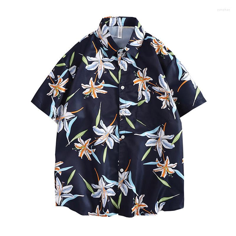 Men' Casual Shirts Hawaiian Flower Shirt Men' Korean Fashion Men Short Sleeve Loose Beach Holiday Hawaii For Button Up, Summer vest
Men' Casual Shirts Hawaiian Flower Shirt Men' Korean Fashion Men Short Sleeve Loose Beach Holiday Hawaii For Button Up, Summer vest