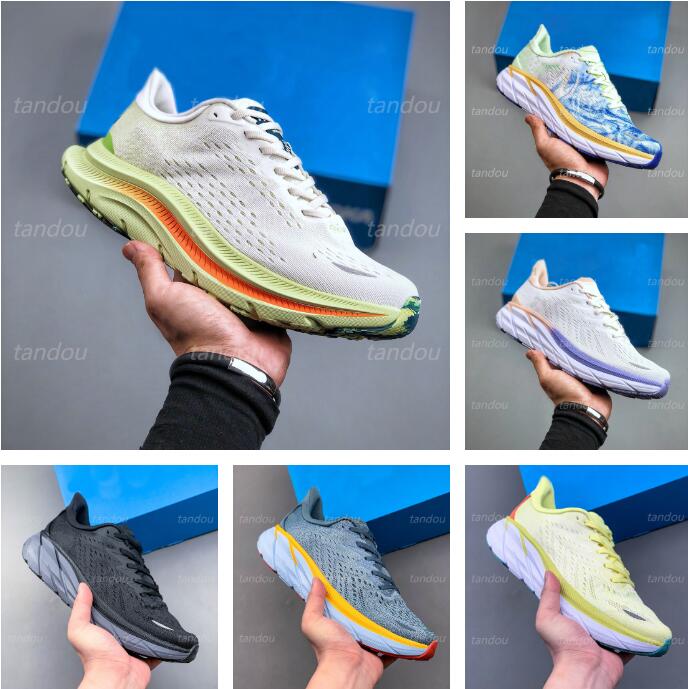 Hoka One Sneaker Designer Clifton 8 Running Shoes Lightweight Cushioning Runner Sport Shoe Fashion Men Women Outdoor Sneakers Size 36-45, Box
Hoka One Sneaker Designer Clifton 8 Running Shoes Lightweight Cushioning Runner Sport Shoe Fashion Men Women Outdoor Sneakers Size 36-45, Box