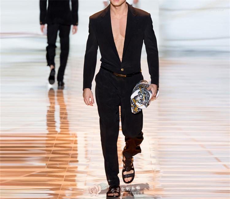 Men's Pants 2022 Men Clothing Hair Stylist Fashion Catwalk All-match British Youth Conjoined Jumpsuit Plus Size Costumes 27-44, Black
Men's Pants 2022 Men Clothing Hair Stylist Fashion Catwalk All-match British Youth Conjoined Jumpsuit Plus Size Costumes 27-44, Black