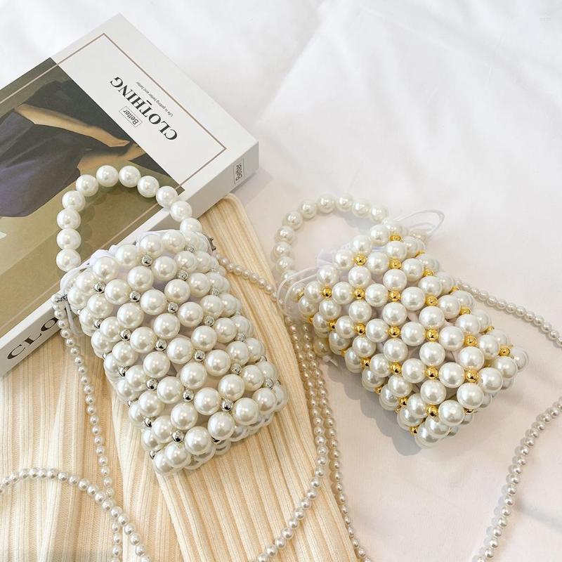 Evening Bags Mini Pearls Beaded Shoulder Bag Women Clutch Drawstring Bucket Small Crossbody Handbag Shopping, Gold
Evening Bags Mini Pearls Beaded Shoulder Bag Women Clutch Drawstring Bucket Small Crossbody Handbag Shopping, Gold