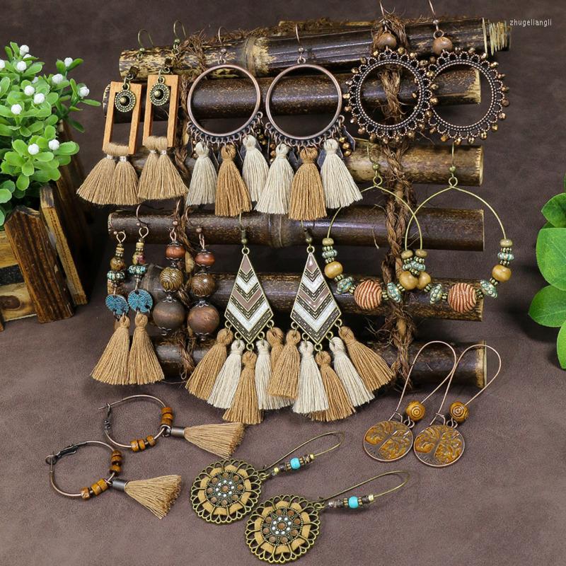 Dangle Earrings Bohemian Ethnic Wood For Women Geometric Hollow Natural Wooden Beads Vintage Tassel Earringss Jewelry
Dangle Earrings Bohemian Ethnic Wood For Women Geometric Hollow Natural Wooden Beads Vintage Tassel Earringss Jewelry