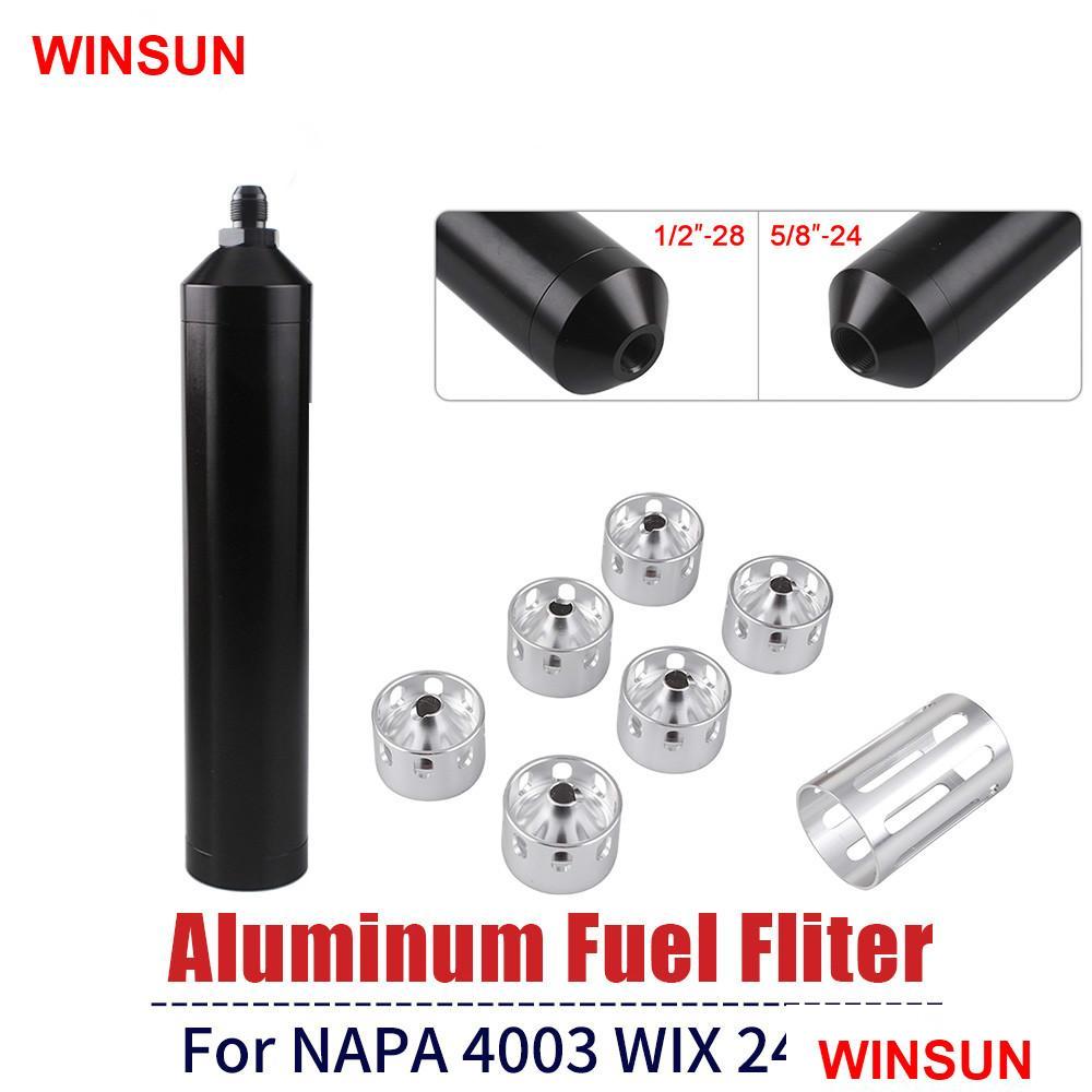Fuel Filter Fuel Filter Soent Trap 8.46 Inch Od 1.73" 5/8X24 Or 1/2X 28 Aluminum For Napa 4003 Wix 24003 Mobile Holes Bowl Drop Deliv Dhaqs
Fuel Filter Fuel Filter Soent Trap 8.46 Inch Od 1.73" 5/8X24 Or 1/2X 28 Aluminum For Napa 4003 Wix 24003 Mobile Holes Bowl Drop Deliv Dhaqs