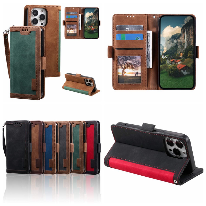 Wallet Leather Cases For Samsung A54 A34 S23 Ultra Plus A14 5G S22 S21 A33 A53 A13 4G Note 20 Contrast Color Business Hybrid Hit ID Card Slot Stand Flip Cover Pouch Strap, Pls let us know the color u want 
Wallet Leather Cases For Samsung A54 A34 S23 Ultra Plus A14 5G S22 S21 A33 A53 A13 4G Note 20 Contrast Color Business Hybrid Hit ID Card Slot Stand Flip Cover Pouch Strap, Pls let us know the color u want