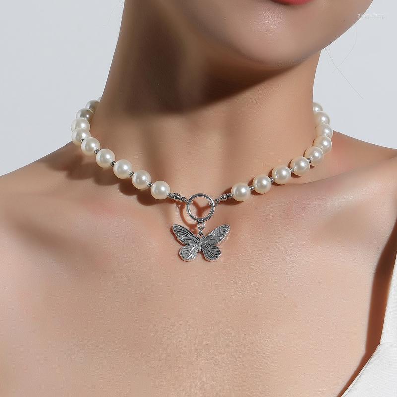 Choker Butterfly Pendant Necklace Aesthetic Vintage Fashion Pearl Collar For Women Girls Retro Neck Chain Jewelry
Choker Butterfly Pendant Necklace Aesthetic Vintage Fashion Pearl Collar For Women Girls Retro Neck Chain Jewelry