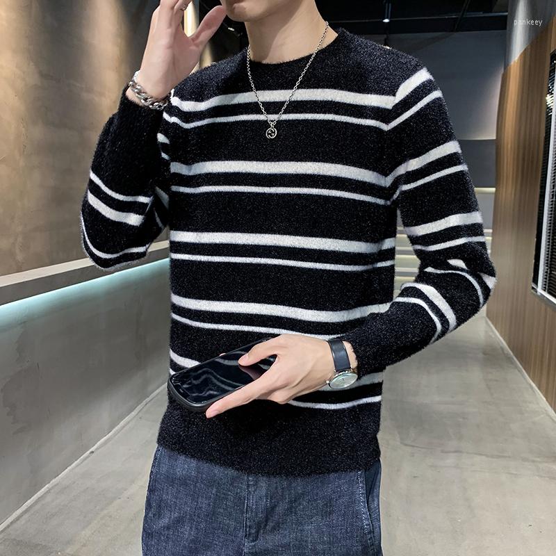 Men's Sweaters Men's Sweater Crewneck Warm Cotton Classic Pullover Striped Casual Slim Fit Winter Autumn Knitted Christmas For Men, Black stripe sweater
Men's Sweaters Men's Sweater Crewneck Warm Cotton Classic Pullover Striped Casual Slim Fit Winter Autumn Knitted Christmas For Men, Black stripe sweater