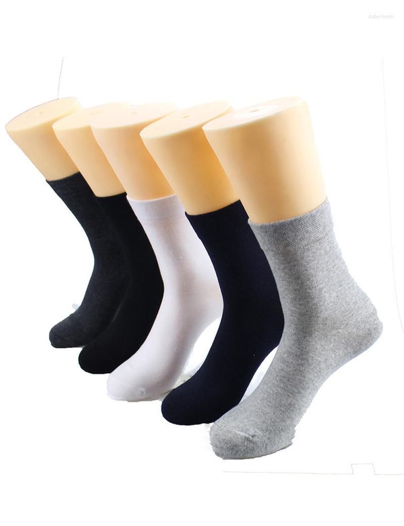 Men's Socks 5 Pairs Of Men's Breathable Sweat-absorbent Cotton In Autumn And Winter Solid Color, 5pair
Men's Socks 5 Pairs Of Men's Breathable Sweat-absorbent Cotton In Autumn And Winter Solid Color, 5pair