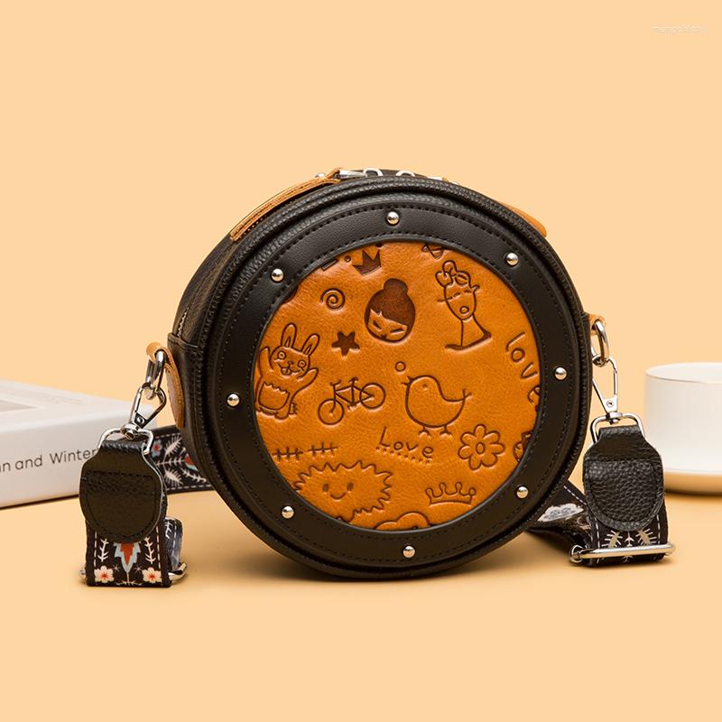 Evening Bags Women Bag Genuine Leather Shoulder For 2022 Luxury Round Cowhide Ladies Handbags Designer Fashion Female Crossbody, Black
Evening Bags Women Bag Genuine Leather Shoulder For 2022 Luxury Round Cowhide Ladies Handbags Designer Fashion Female Crossbody, Black