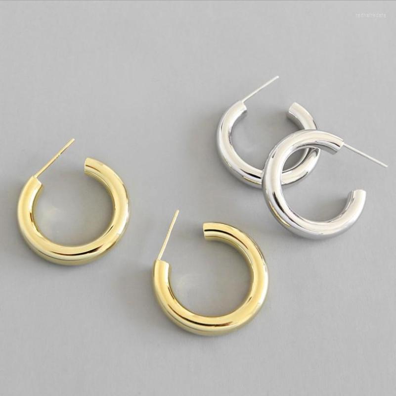 Hoop Earrings Pure Silver 925 Concise C-Shape Gold Color Circle Simple Korean Fashion Earring Fine Jewelry Ea396
Hoop Earrings Pure Silver 925 Concise C-Shape Gold Color Circle Simple Korean Fashion Earring Fine Jewelry Ea396