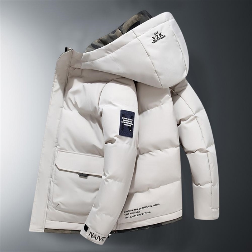 Mens Down Parkas Men Jacket Thicken Cotton Padded Warm Flap Pocket Overcoat Autumn Winter Warm Hoodie Coat Streetwear Female Clothing 221010, Grey
Mens Down Parkas Men Jacket Thicken Cotton Padded Warm Flap Pocket Overcoat Autumn Winter Warm Hoodie Coat Streetwear Female Clothing 221010, Grey