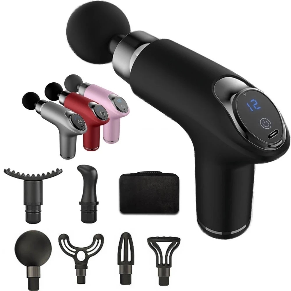 Full Body Massager Electric Mini Massage Gun High Frequency Fascia Deep Tissue Muscle Release Neck Membrane Relaxer with 12 Speeds 221010
Full Body Massager Electric Mini Massage Gun High Frequency Fascia Deep Tissue Muscle Release Neck Membrane Relaxer with 12 Speeds 221010