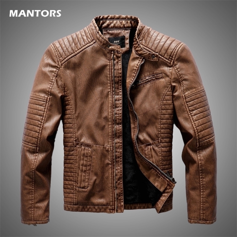 Men's Leather Faux Winter Casual Motorcycle Fleece Jacket Autumn Brand Biker PU Coat Slim Overcoats s M5XL 221010, Kh45coffee
Men's Leather Faux Winter Casual Motorcycle Fleece Jacket Autumn Brand Biker PU Coat Slim Overcoats s M5XL 221010, Kh45coffee