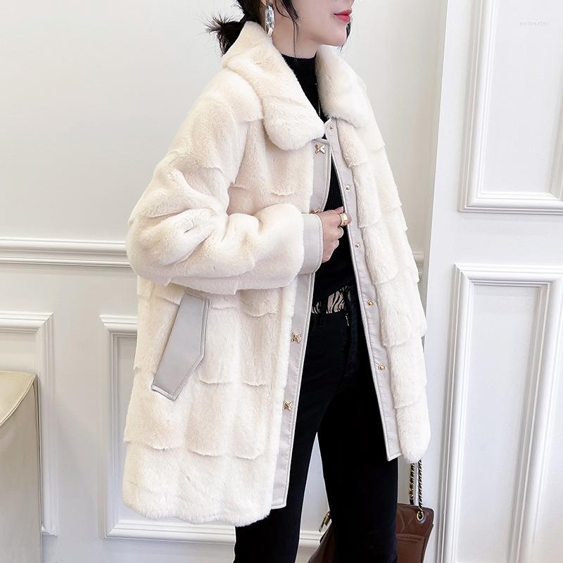Women's Fur Fashion Women's Style Faux Mink Long Plush Coat Winter Jacket Manteau Femme Fluffy Top Warm Casual Outerwear 
Women's Fur Fashion Women's Style Faux Mink Long Plush Coat Winter Jacket Manteau Femme Fluffy Top Warm Casual Outerwear