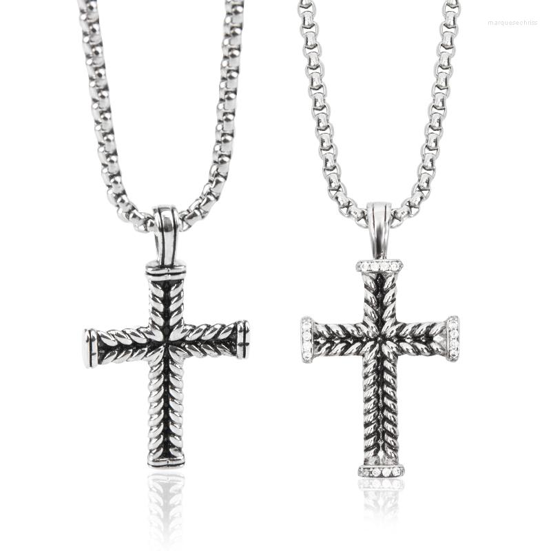 Chains Cross Necklace Fashion Twist Pendant Retro Chain Hip Hop Style Couple For Men
Chains Cross Necklace Fashion Twist Pendant Retro Chain Hip Hop Style Couple For Men