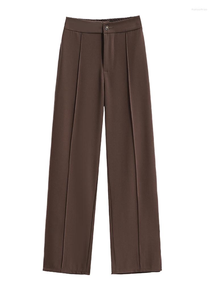 Women' Pants Women' Fashion Brown Oversize Wide Leg Vintage 2022 Autumn High Waist Pant Loose Office Ladies Trouser Female Clothes, Black
Women' Pants Women' Fashion Brown Oversize Wide Leg Vintage 2022 Autumn High Waist Pant Loose Office Ladies Trouser Female Clothes, Black