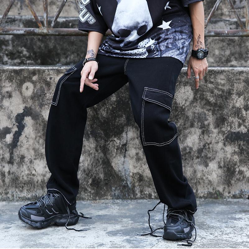 Men' Jeans Men' Summer Black Big-pocket Open-line Hong Kong Style Loose Wild Trendy Lace-up Men And Women Same Wide-leg Pants In, K1
Men' Jeans Men' Summer Black Big-pocket Open-line Hong Kong Style Loose Wild Trendy Lace-up Men And Women Same Wide-leg Pants In, K1