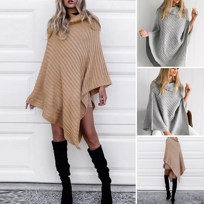 Women's Sweaters Womens Fashion Large Cloak Tops Irregular Turtleneck Pullover Loose Knitted Sweater Autumn Winter Supply H9, Khaki
Women's Sweaters Womens Fashion Large Cloak Tops Irregular Turtleneck Pullover Loose Knitted Sweater Autumn Winter Supply H9, Khaki