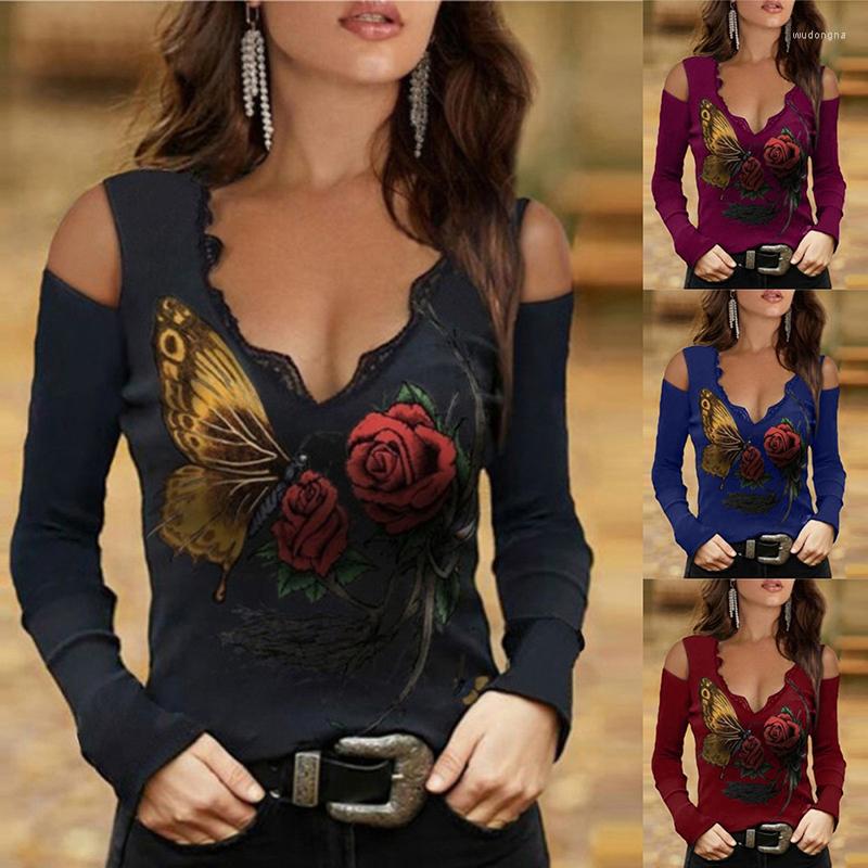 Women' T Shirts Women Off-Shoulder Color Matching Rose Print Women' Long-Sleeved T-Shirt Fashion Casual Loose Clothing, Black
Women' T Shirts Women Off-Shoulder Color Matching Rose Print Women' Long-Sleeved T-Shirt Fashion Casual Loose Clothing, Black