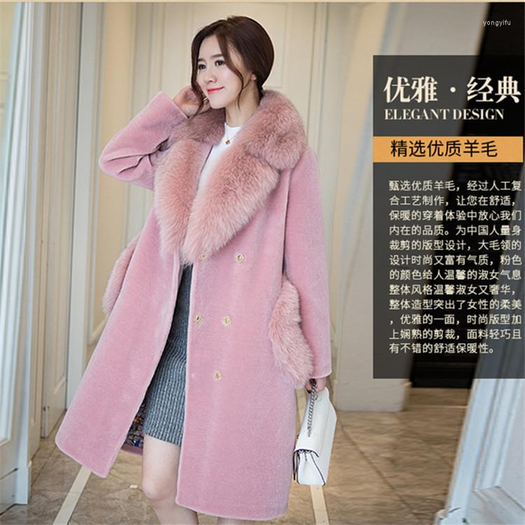 Women's Fur Autumn And Winter High Imitation European Beautiful Women's Clothing Mid-length Sheep Shearling Coat, Pink
Women's Fur Autumn And Winter High Imitation European Beautiful Women's Clothing Mid-length Sheep Shearling Coat, Pink