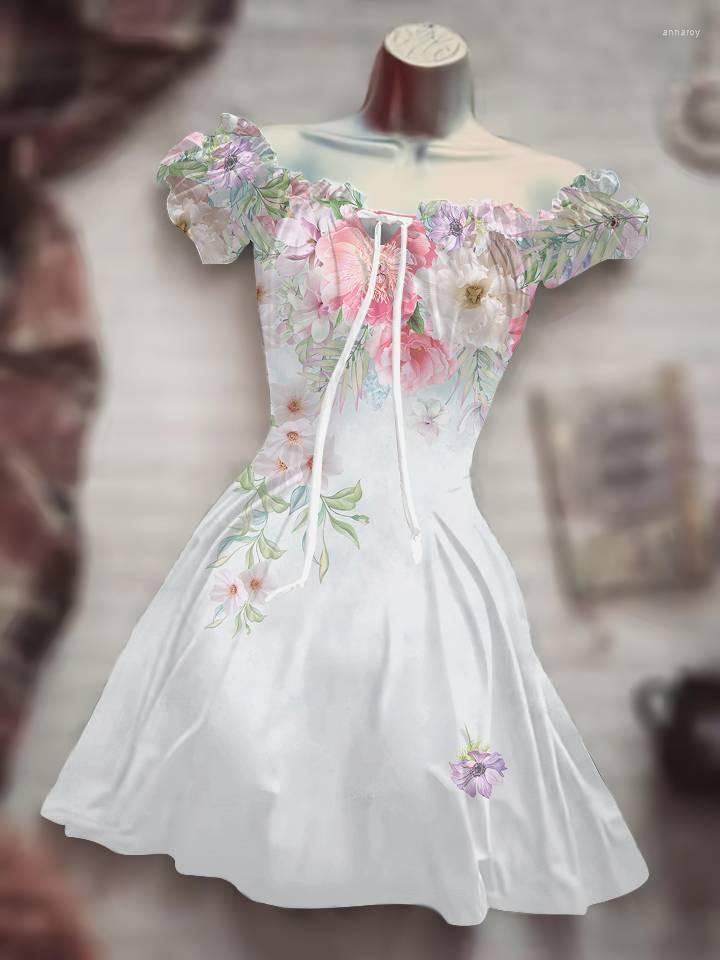 Casual Dresses 2022 Summer 3D Digital Print Ethnic Style Retro Puff Sleeve White Embroidery Mid Waist Women Clothes, 19
Casual Dresses 2022 Summer 3D Digital Print Ethnic Style Retro Puff Sleeve White Embroidery Mid Waist Women Clothes, 19