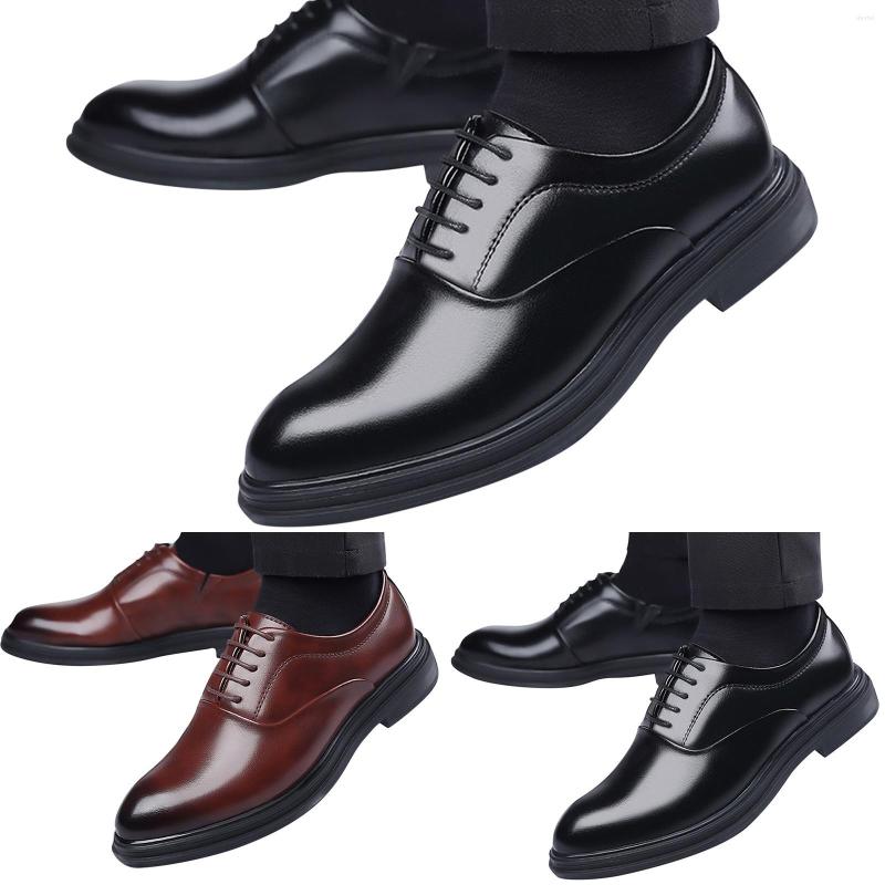 Dress Shoes Men Leather Slip On Mens Tan Fashion Summer And Autumn Low Heel Pointed Toe Lace Up, Black
Dress Shoes Men Leather Slip On Mens Tan Fashion Summer And Autumn Low Heel Pointed Toe Lace Up, Black