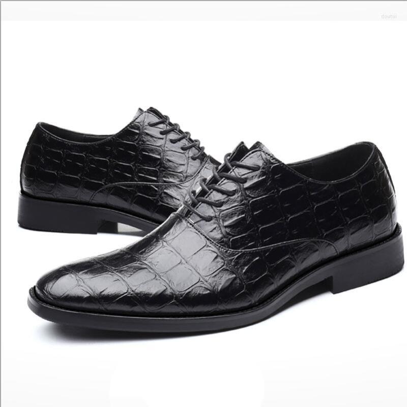 Dress Shoes Luxury Leather Plus Size 38-48 Lace-Up Business Casual Formal Wedding Flat 1A6, Black
Dress Shoes Luxury Leather Plus Size 38-48 Lace-Up Business Casual Formal Wedding Flat 1A6, Black