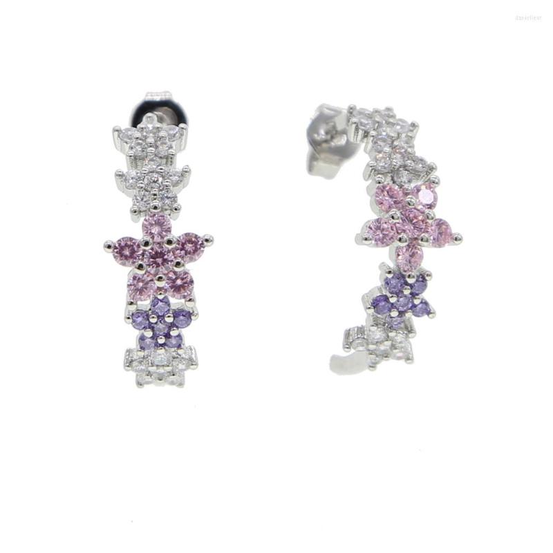 Stud Earrings Pink Purple Stone Flower Fashion Jewelry Golden Plating White Resin Women Girl Student Gifts For Party
Stud Earrings Pink Purple Stone Flower Fashion Jewelry Golden Plating White Resin Women Girl Student Gifts For Party
